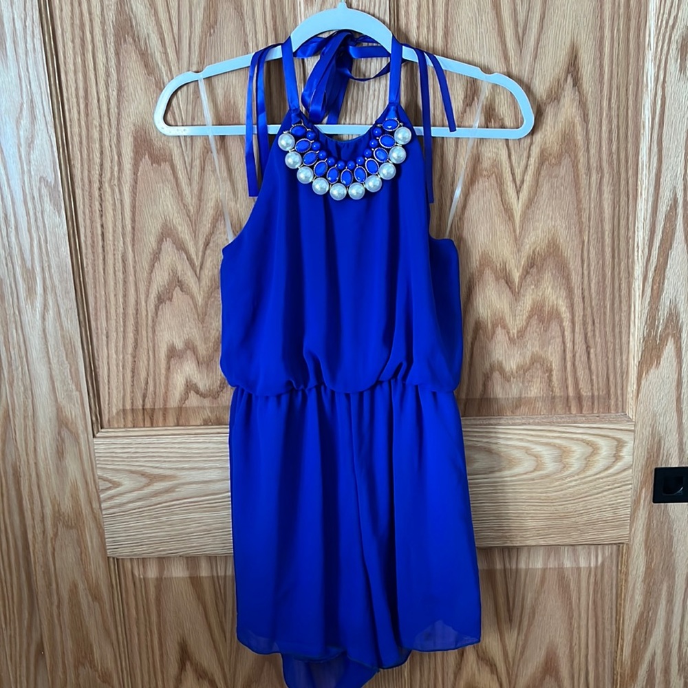 Royal Blue Lac Bleu Romper